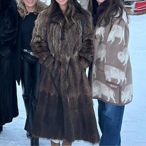 Luxurious Brown Fur Coat
